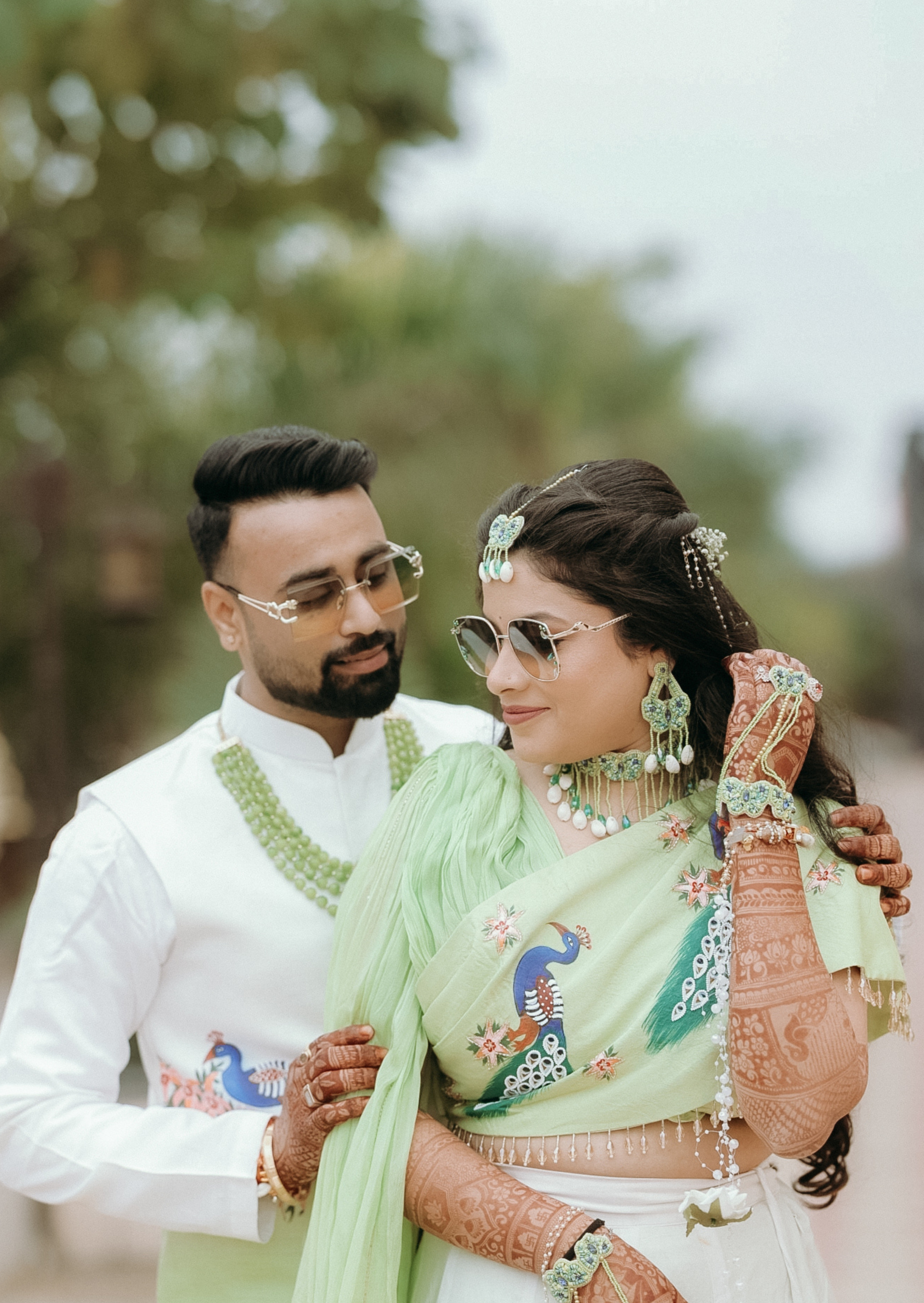 Wedding celebration moment